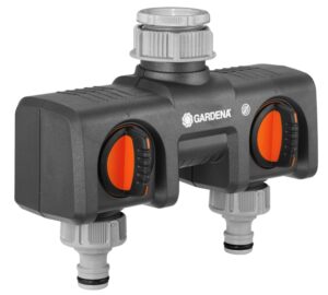 08193-20 Διπλή Παροχή Gardena Σετ με συνδέσμους OGS