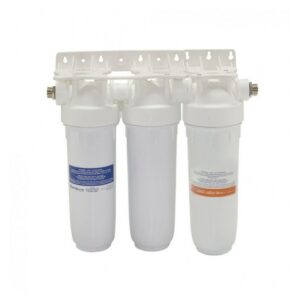 Συσκευή Φίλτρου Νερού DP TRIO τριπλή λευκή 1/2" MFO SX-BW 10" Atlas Filtri