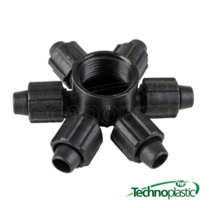 ΠΟΛΥΦΙΣ (βιδωτό) 6 ΕΞΟΔΩΝ Φ20 x 1"