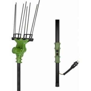 Amolivo Telescopic All Carbon Ελαιοραβδιστικό Μπαταρίας με Τηλεσκοπικό Κοντάρι 2,20m