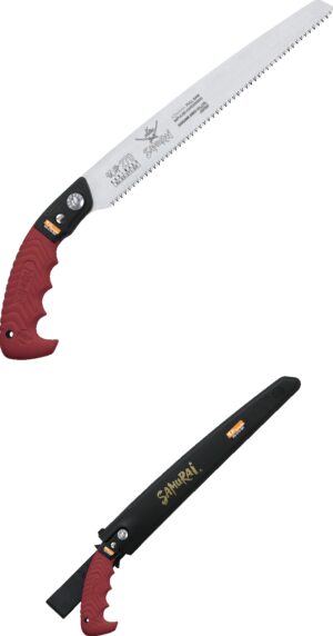 Χειροπρίονο Samurai με Ευθεία Λάμα 240mm Λεπτής Οδόντωσης με Θήκη