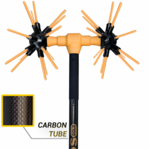 ΗΛΕΚΤΡΙΚΗ ΒΕΡΓΑ ΑΧΙΝΟΣ MINOS NIK "GOLD FULL CARBON" 2,65Μ (ΜΕ ΧΕΙΡΙΣΤΗΡΙΟ ΚΑΙ ΚΑΛΩΔΙΟ)