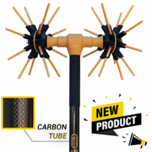 MINOS NIK-ΗΛΕΚΤΡΙΚΗ ΒΕΡΓΑ ΑΧΙΝΟΣ ‘‘GOLD FULL CARBON 4Χ4" 2,65M (με το χειριστήριο)