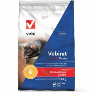 VEBIRAT bromadiolone PASTA 1.5KGR 50ppm
